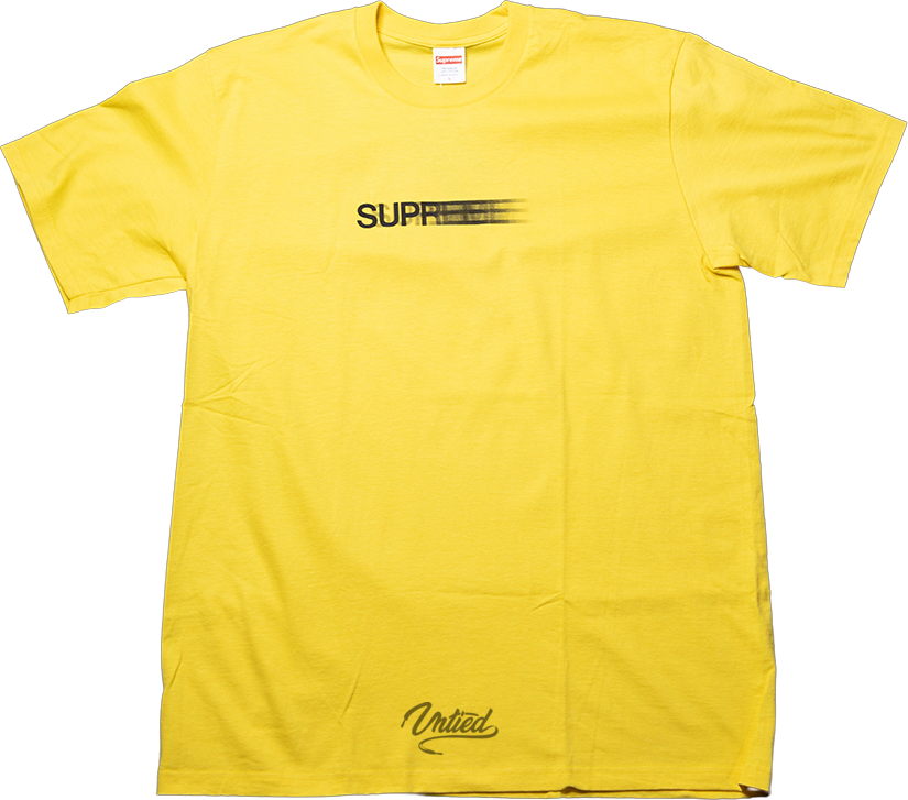 Supreme Motion Logo Tee "Yellow"