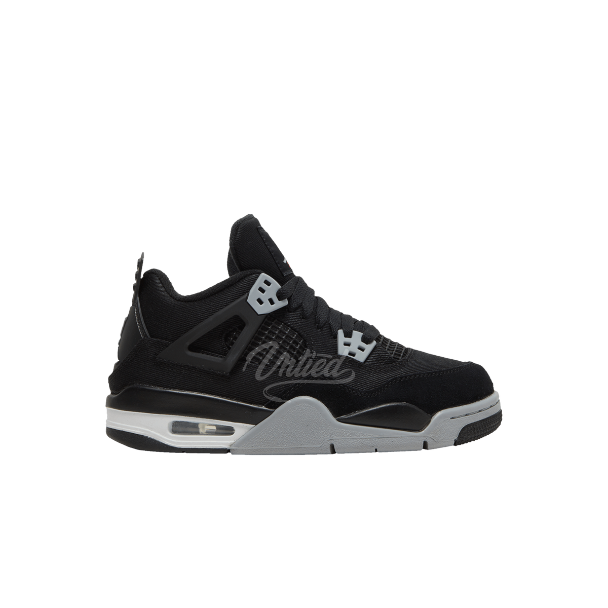 Air Jordan 4 "Black Canvas" (GS)