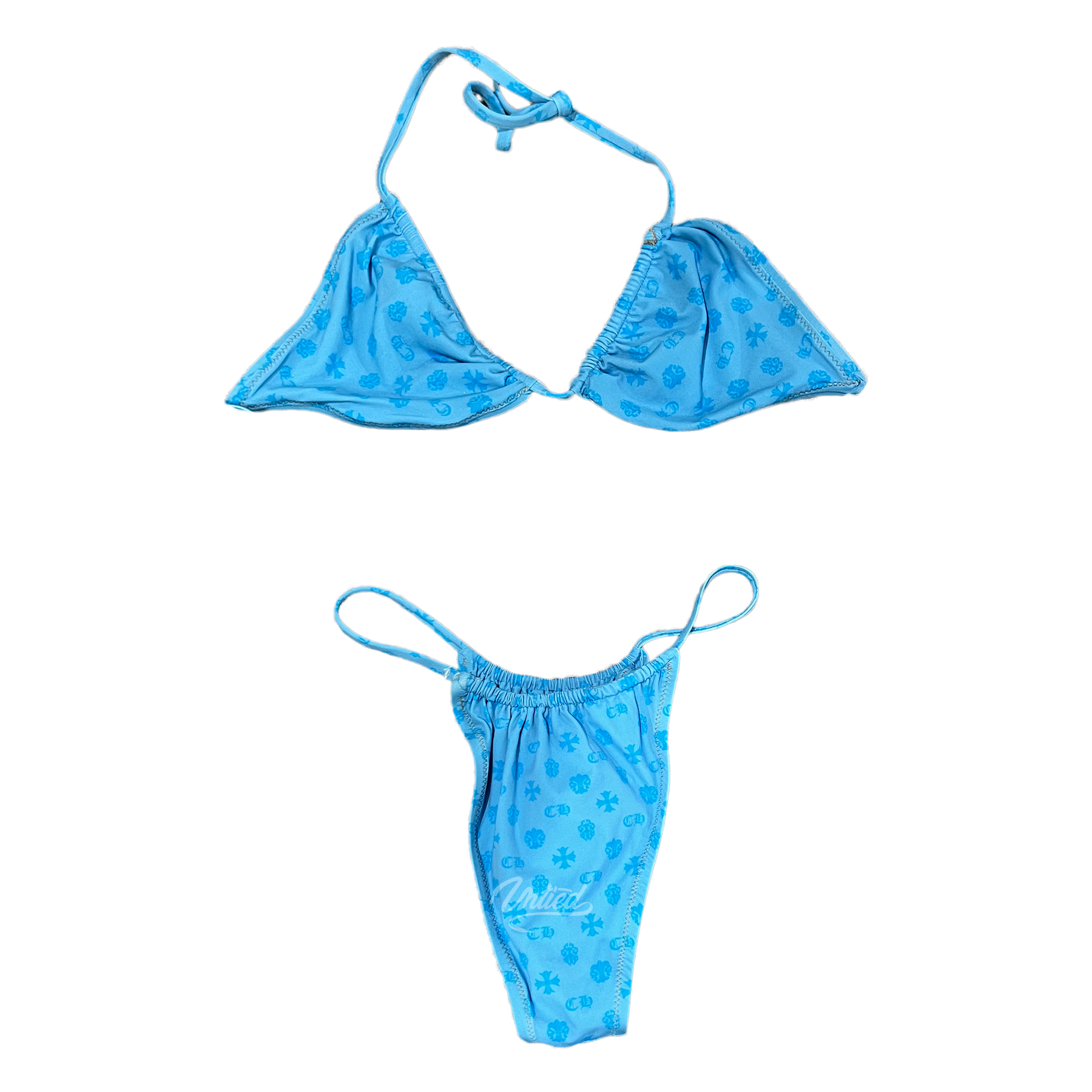 Chrome Hearts Bikini Set "Blue"
