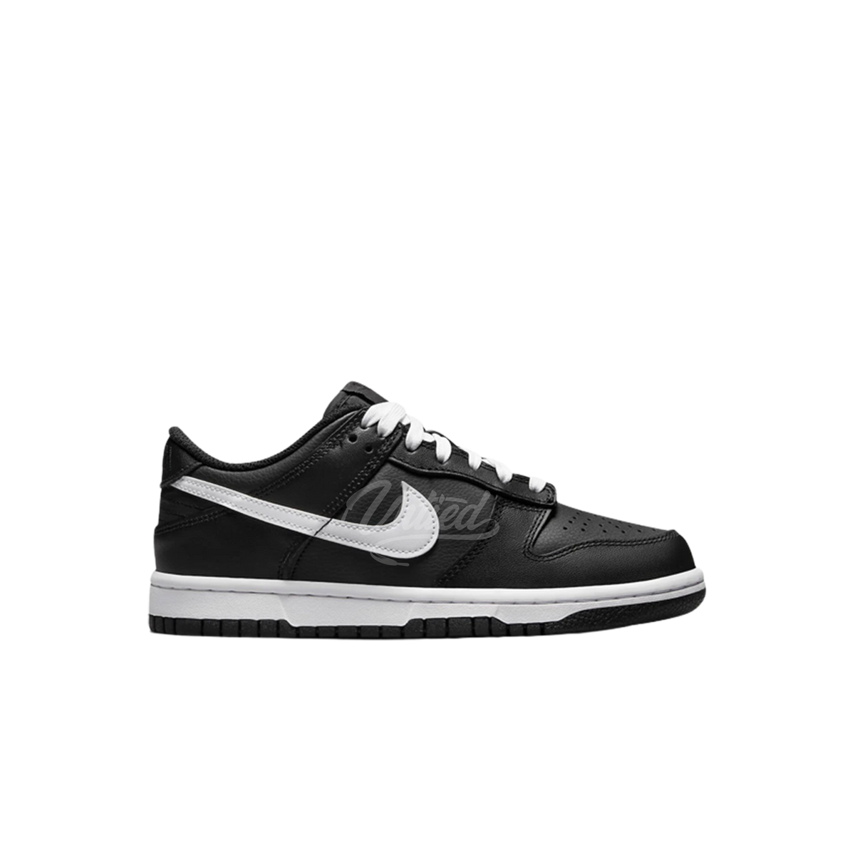 Nike Dunk Low "All Black/White" (GS)