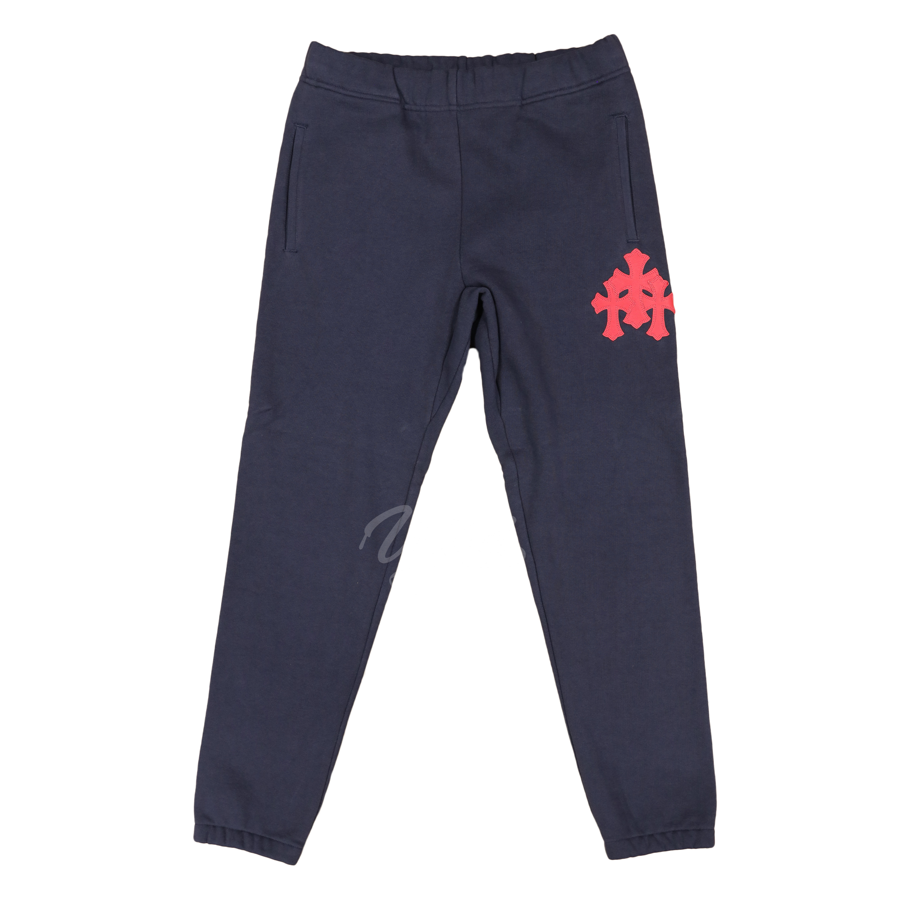 Chrome Hearts Cemetery Sweatpants "Navy/Red"