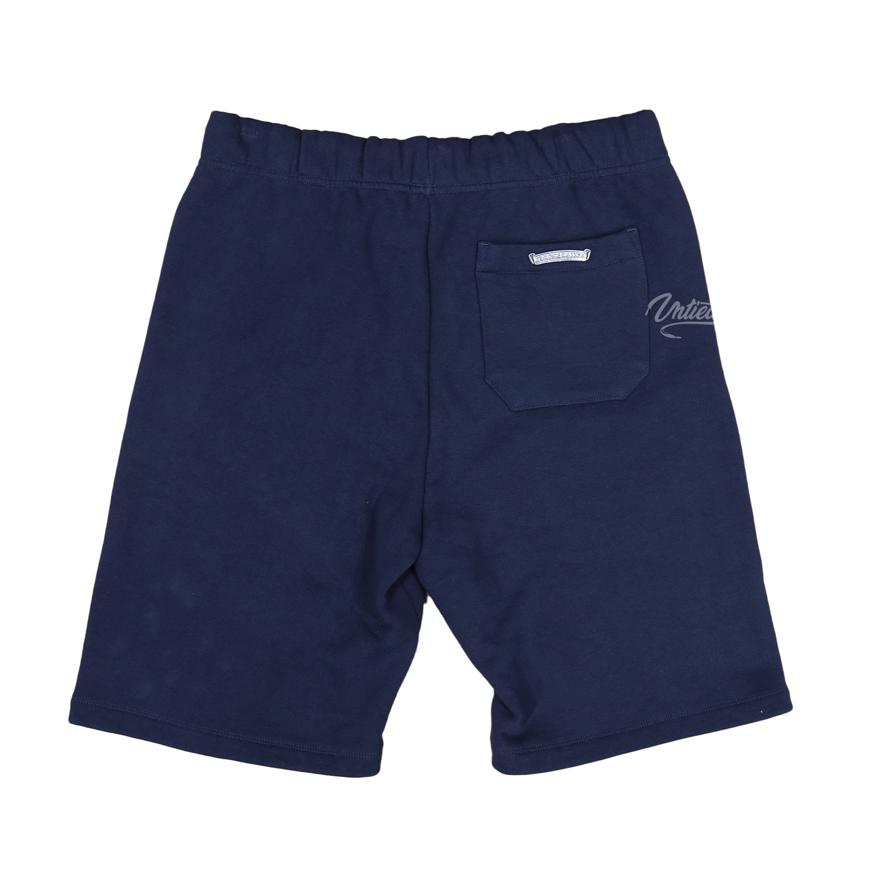 Chrome Hearts Cemetery Patches Shorts "Navy/Red"