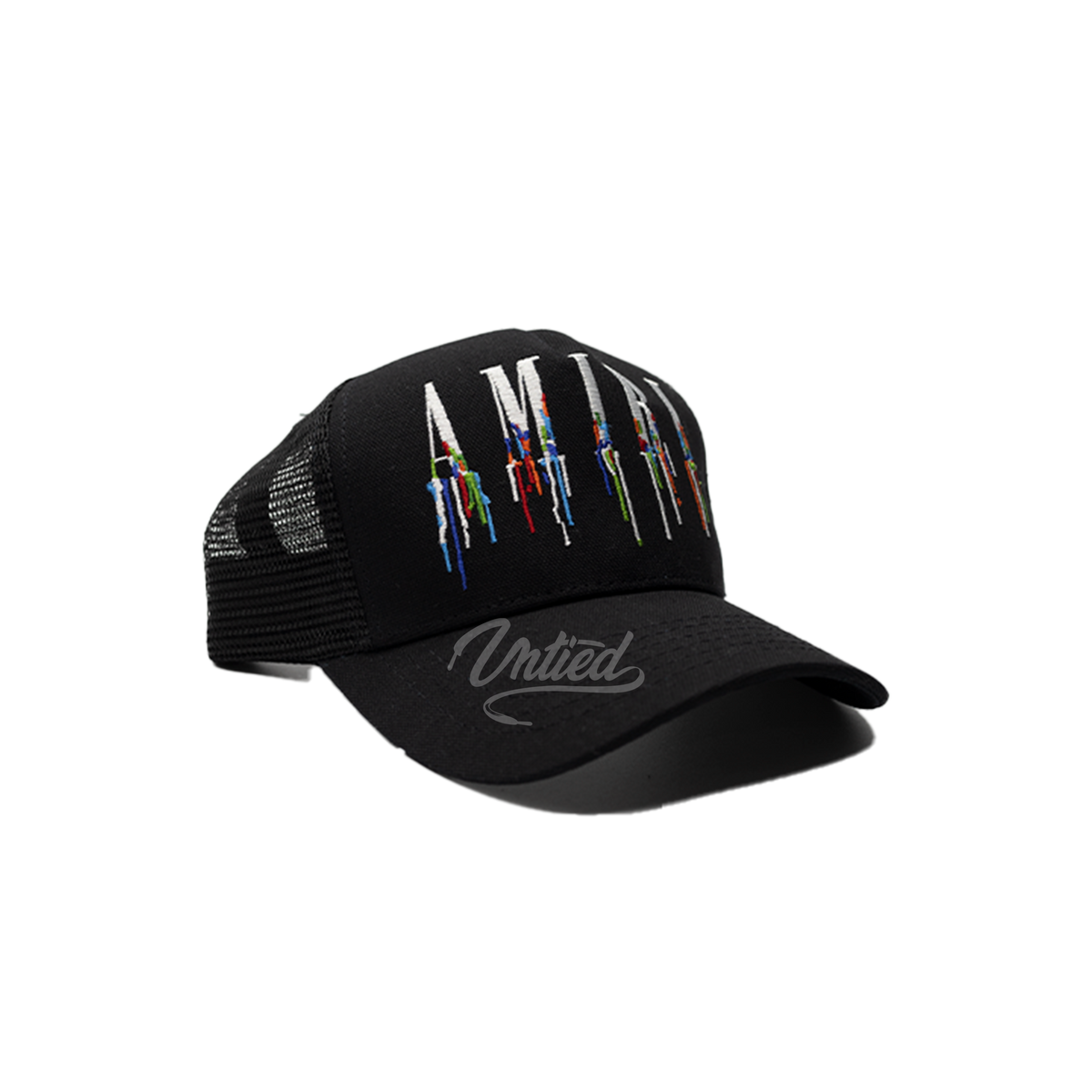 AMIRI Paint Drip Core Logo Hat "Black"
