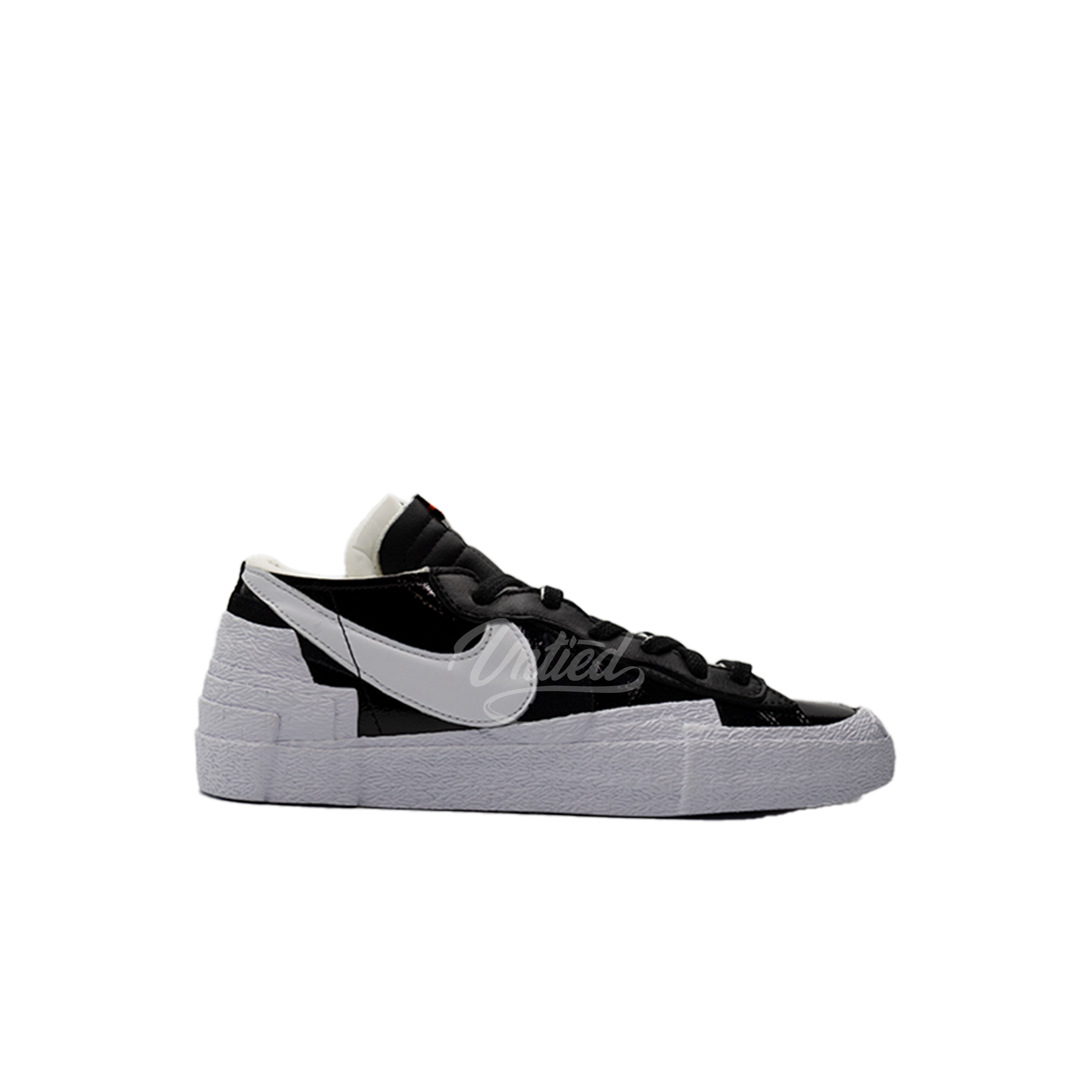Nike x Sacai Blazer Low "Black Patent Leather"