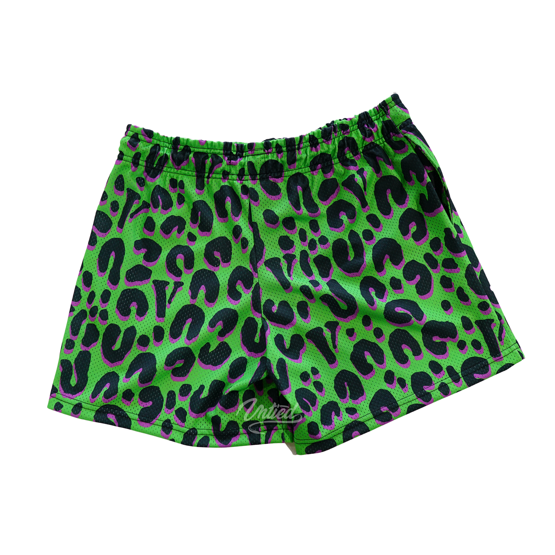 Vlone x Dennis Rodman Cheetah Shorts "Lime"