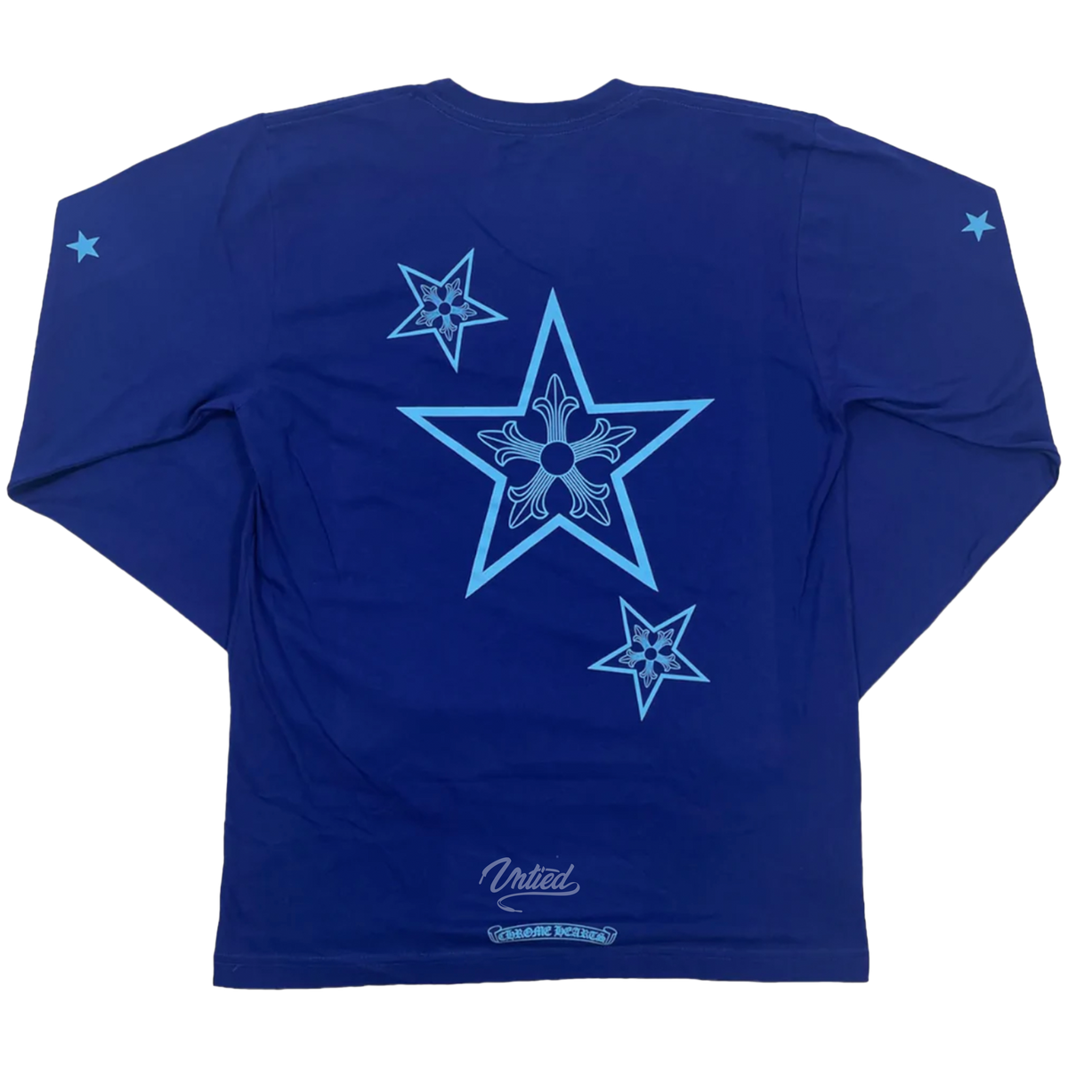 Chrome Hearts Star L/S Tee "Lapis Blue/Light Blue"