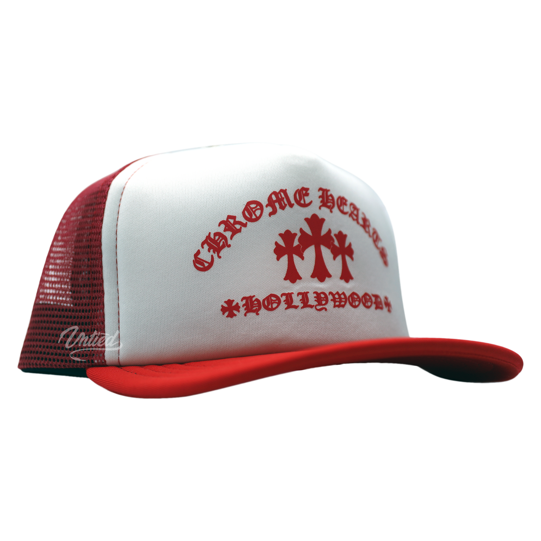 Chrome Hearts Trucker Hat "Red King Taco"