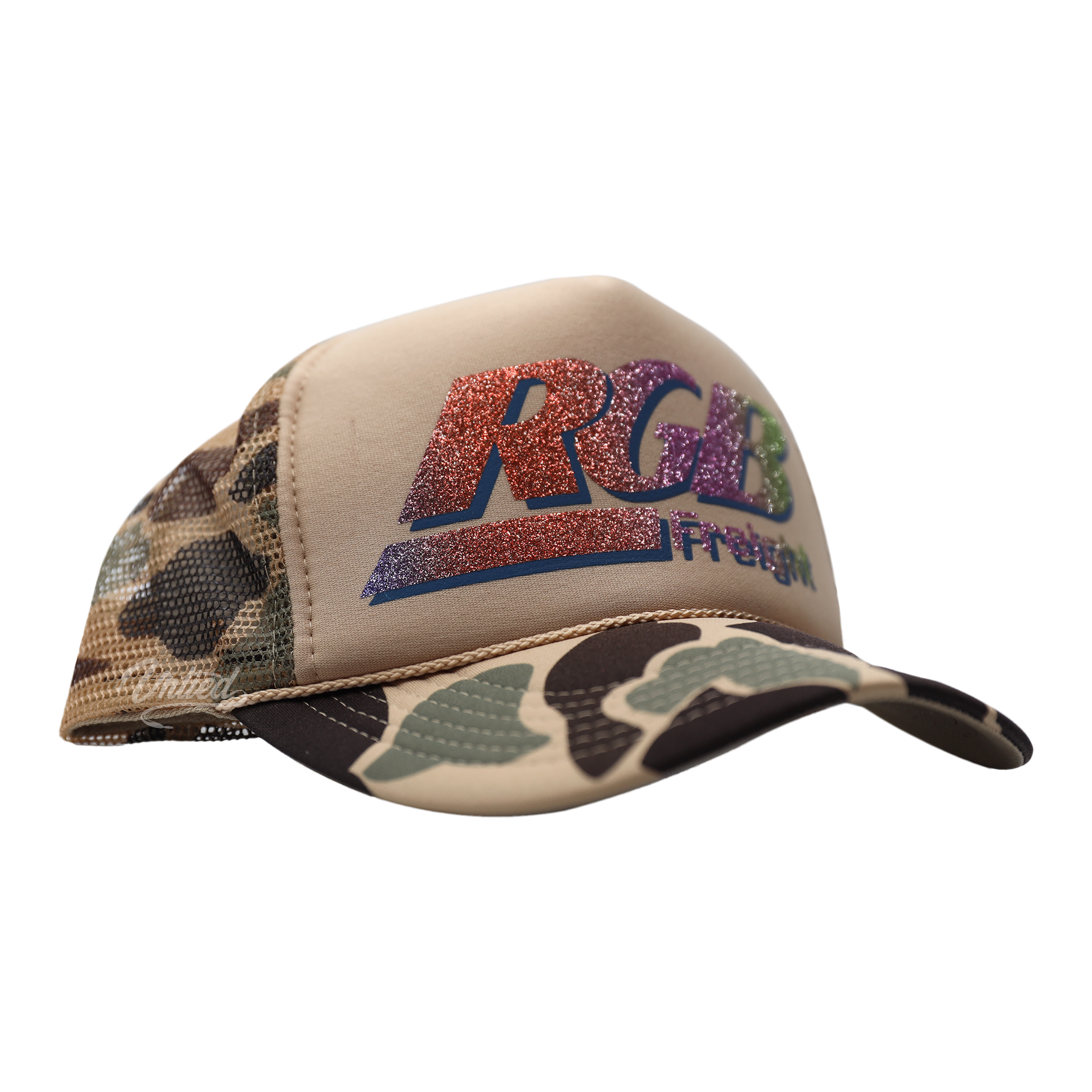 RGB Freight Trucker Hat "COLOR CAMO"