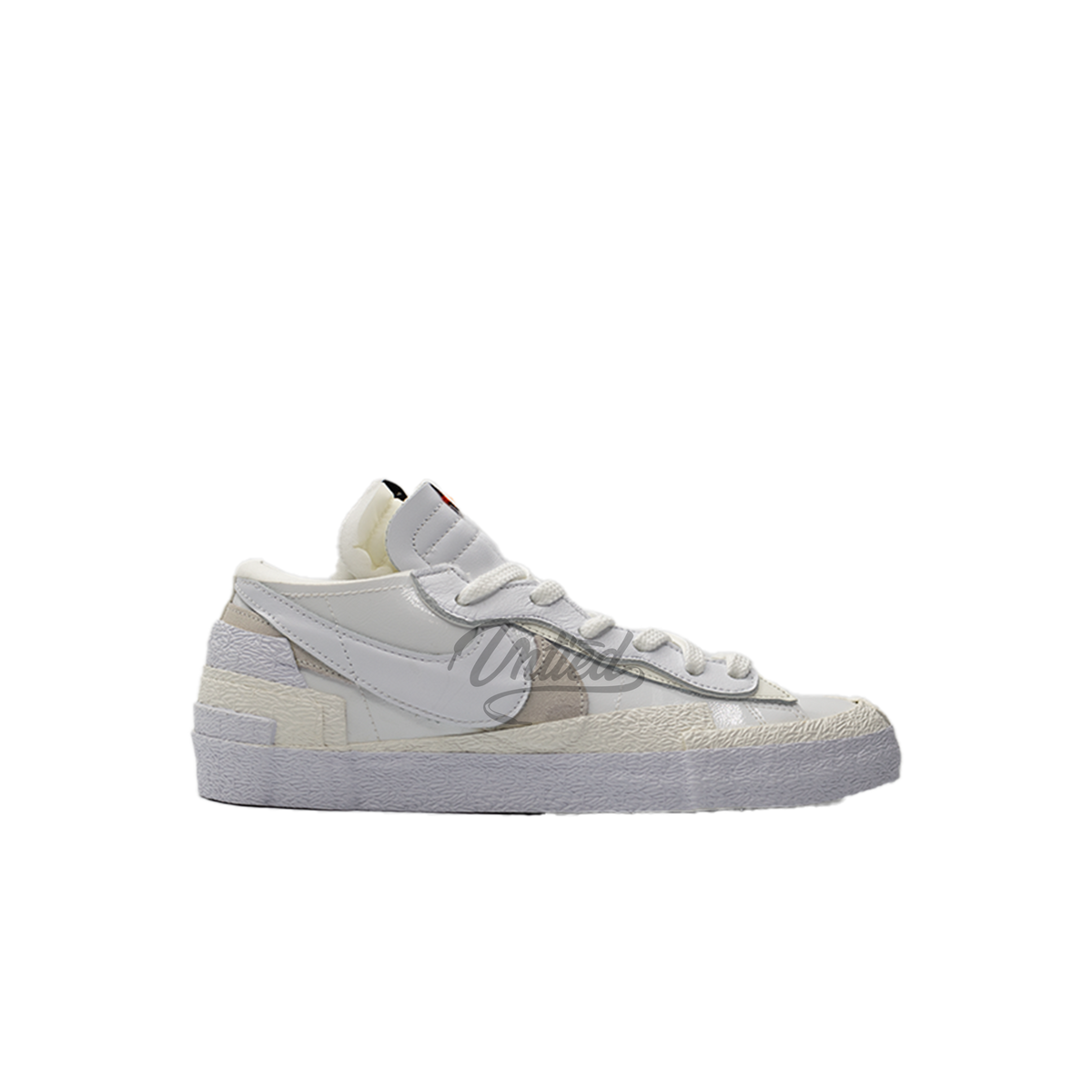 Nike x Sacai Blazer Low "White Patent Leather"